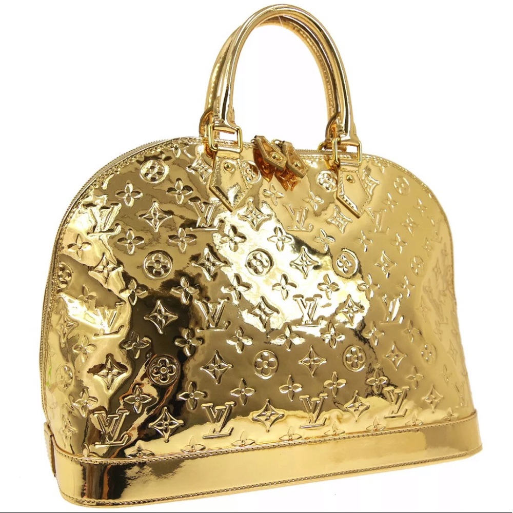 ๐โจWOW!โจ๐ Louis Vuitton MASSIVE Alma GM Gold Auth - Picture 2 of 11